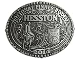 Hesston 2014 National Finals Rodeo NFR Adult Belt Buckle, New, Wrangler