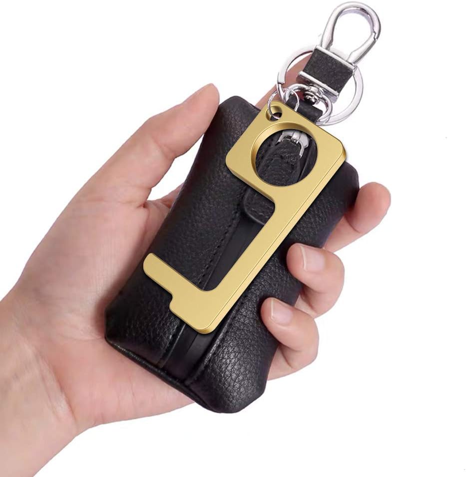 [4 PCS]Anti Touch Door Opener Tool,Contactless Hand Tool Key for Buttons,Door Handles,Elevator,Screens,Reusable Touchless Tool key Keep Hands Clean[Home][Outside]