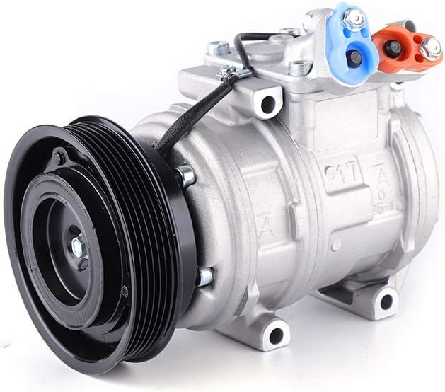 AC Compressor with Clutch for 1987-2001 Toyota Camry 1988-1999 Celica 1999-2001 Solara, Cooling Air Conditioning for 1987-2001 Toyota Camry Celica Solara 2.0L 2.2L 2.5L 1010624 2041498