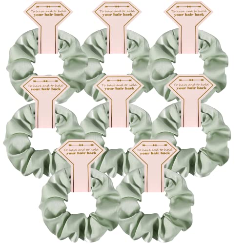 Linen Satin Scrunchies