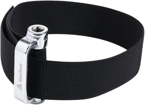 Llave de filtro de aceite de nailon grande de alta resistencia de hasta 9 pulgadas (9.016 in), se adapta a áreas estrechas, herramienta universal de