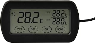 Mini Hygrometer Thermometer Meter, Digital LCD Display Thermometer and Hygrometer with Probe LCD Display Temperature Humidity Gauge Meter for Egg Incubator Reptile