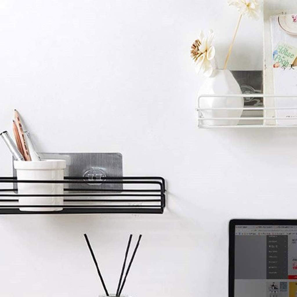 Bathroom Shelf Metal Wall Hanging Shower Rack Mounted Basket