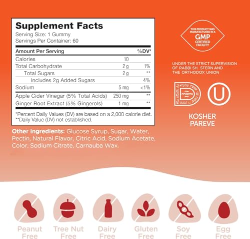 Zahler Apple Cider Vinegar Gummies