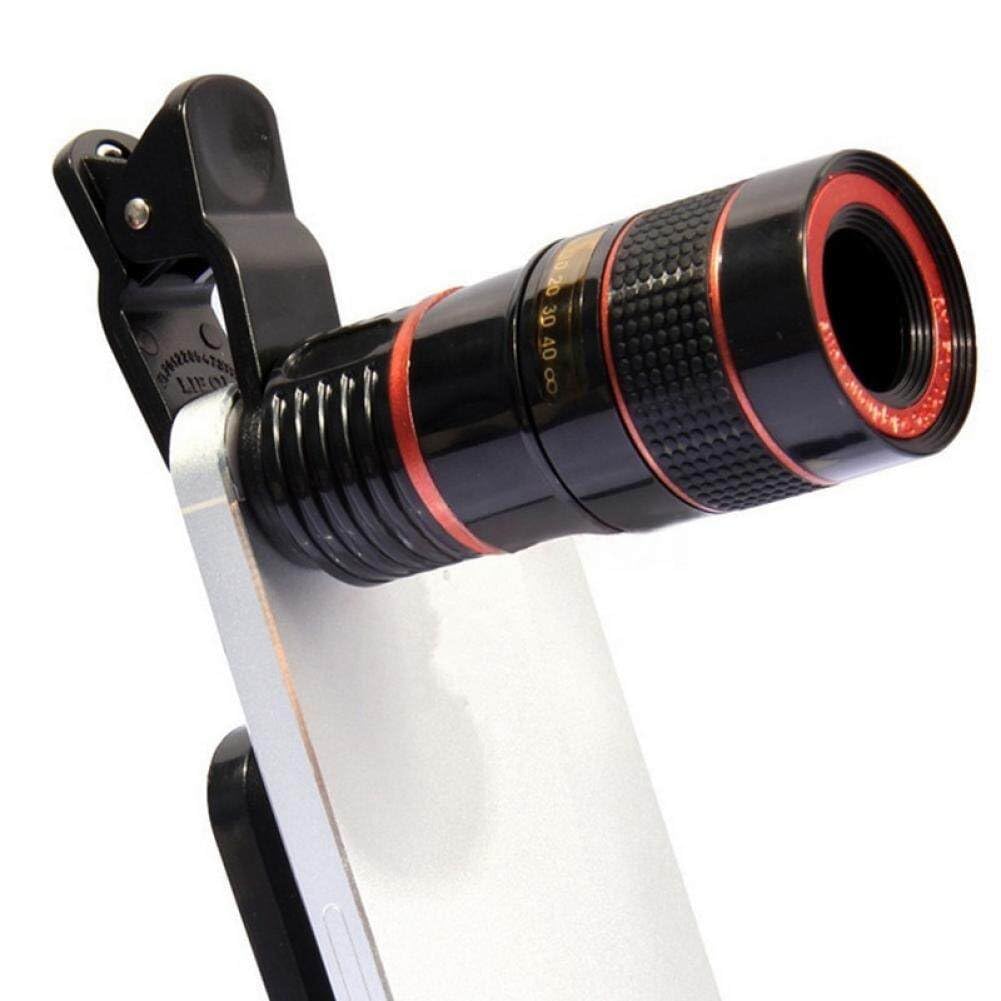Byfri Black 8X Hd Cell Phone Lens-28X Telephoto Lens With Shutter For Mobile Phone Camera Magnifying Glass
