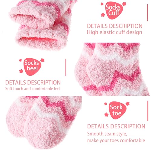 Image of Anlisim Fuzzy Socks for Women, Soft Comfy Cozy Fluffy Thick Winter Warm Fleece Slipper Socks