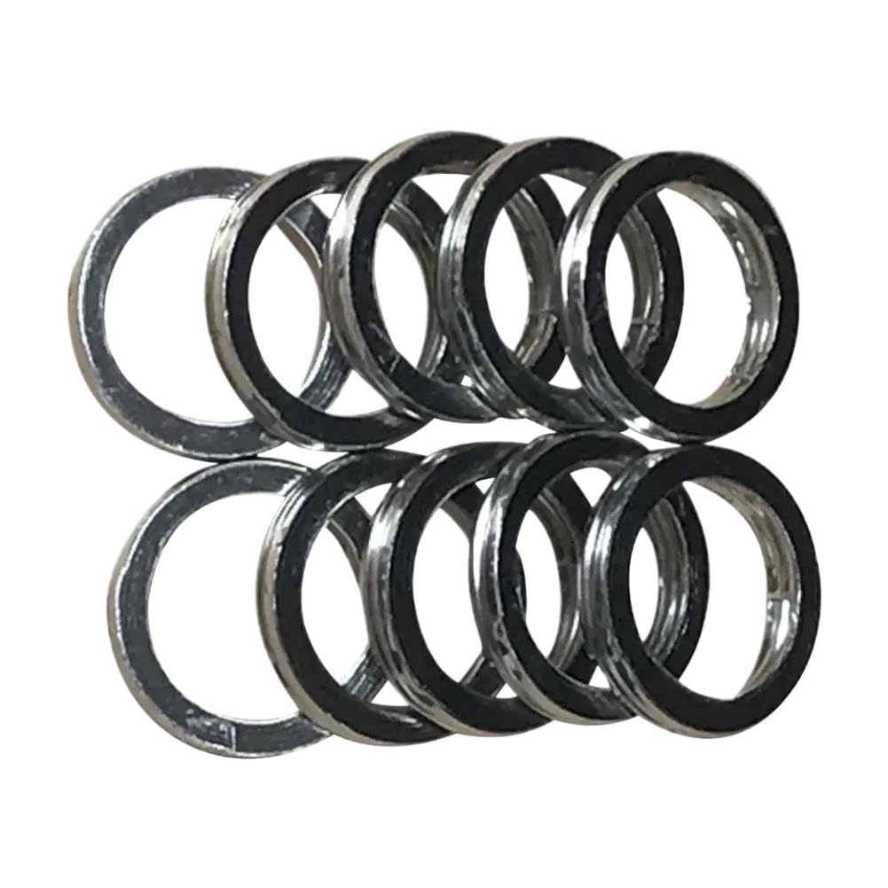 Junta de escape de motocicleta compatible con CRF450R CRF450X 2002-2020 CBR250 2011-2013 CB300F CBR300 2015-2020