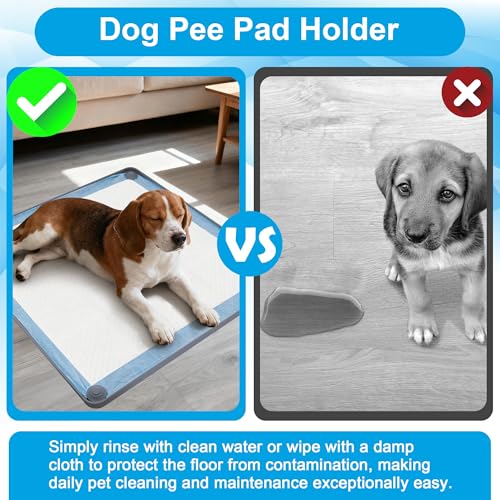 24 x 24In Dog Pee Pad Holder Training Pads Silicone Non Slip Pad Holder by Catcan - Image 5