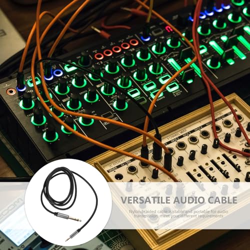 Cable de Audio Homoyoyo Jack 3.5mm a 6.35mm 1.5m miniatura 3