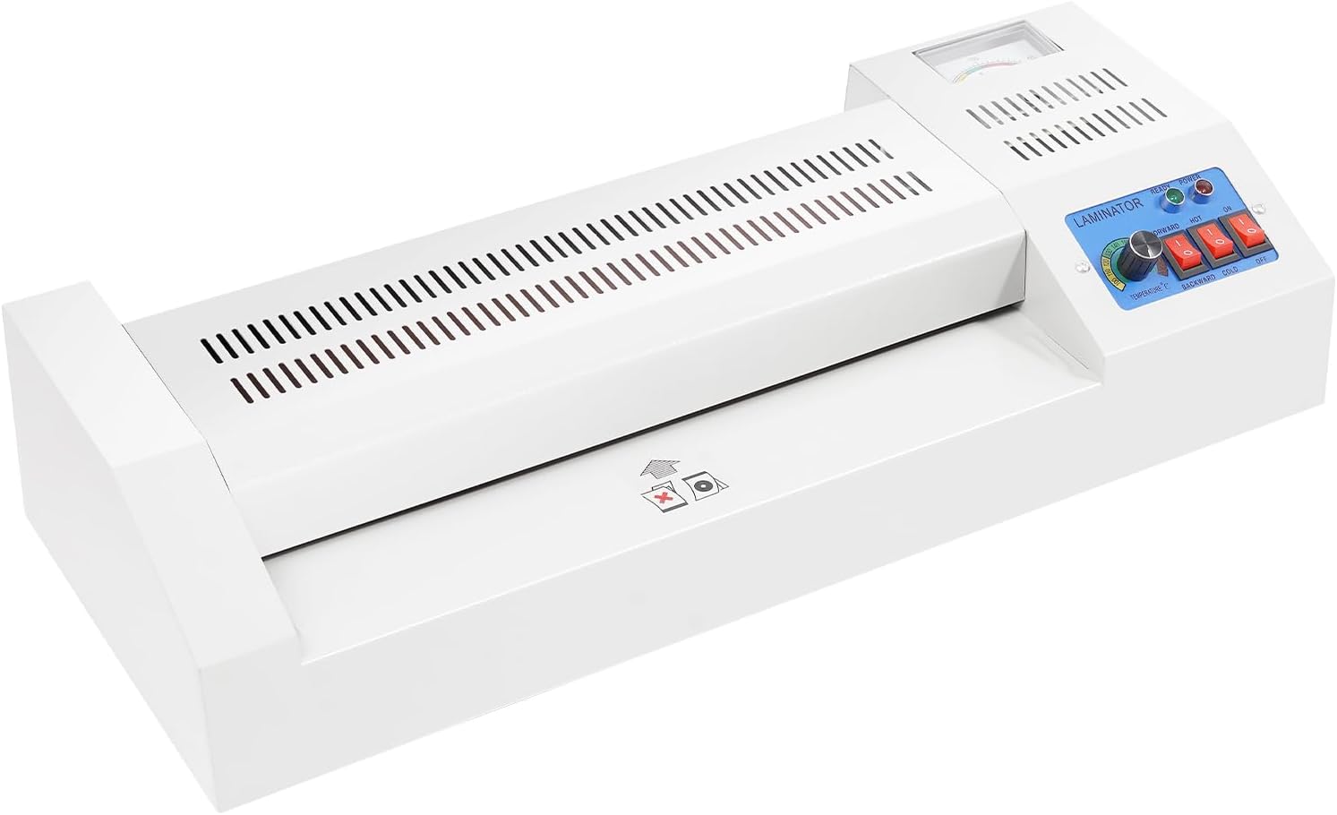 13in Thermal Laminating Machine, 600W 4-Roller Mini Laminator