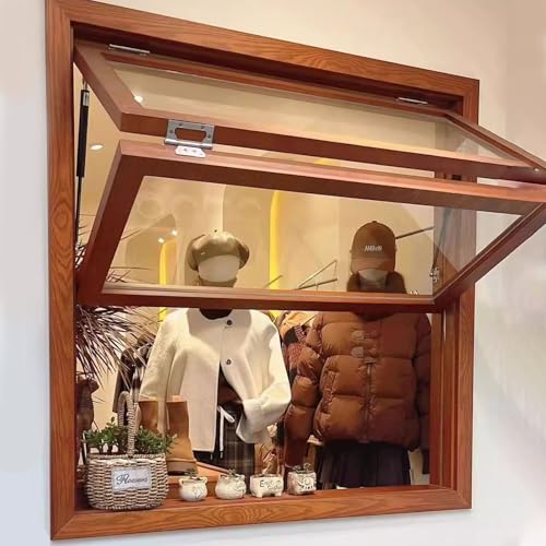 Weiße Haushalt Fenster, Schiebefenster, Schiebefenster Kippfenster, Dreh-/ Kippfenster Aus Echtglas, Saunafenster Gartenhausfenster, Bündig Montiert(26'x35'/66x89cm)