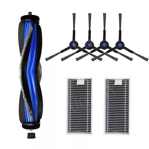 Huiliaifei Escova principal/lateral/filtro (pacote com 7) serve para peças de reposição para aspirad