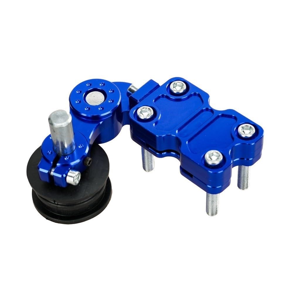 Tendicatena for moto antiscivolo adatto for parti di motociclette(Blue)