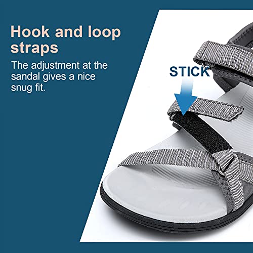 Megnya Women Outdoor Dressy Sandals For Adventurous, Waterproof And Lightweight Sandals For Hiking, Comfort Adjustable Vegan Straps Walking Sandals For Women Size 11 #TOP4