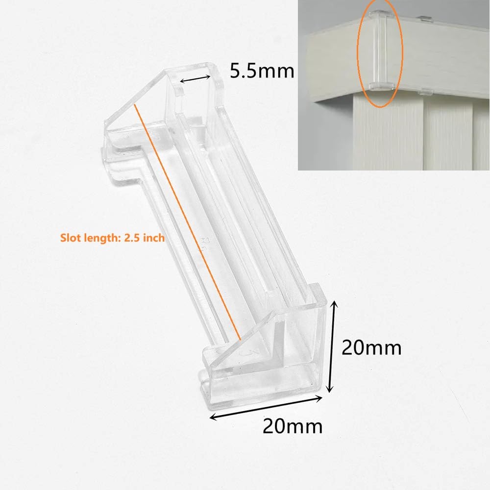 Amazon.com: Cutelec Vertical Blind Valance Corners 4 Pack 2.5inch