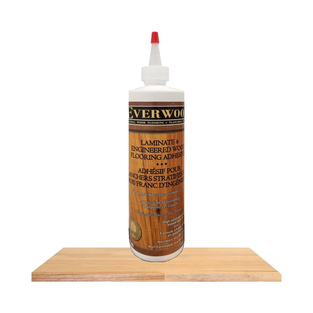 Everwood Tongue & Groove Flooring Glue Strong, EcoFriendly, Easyto