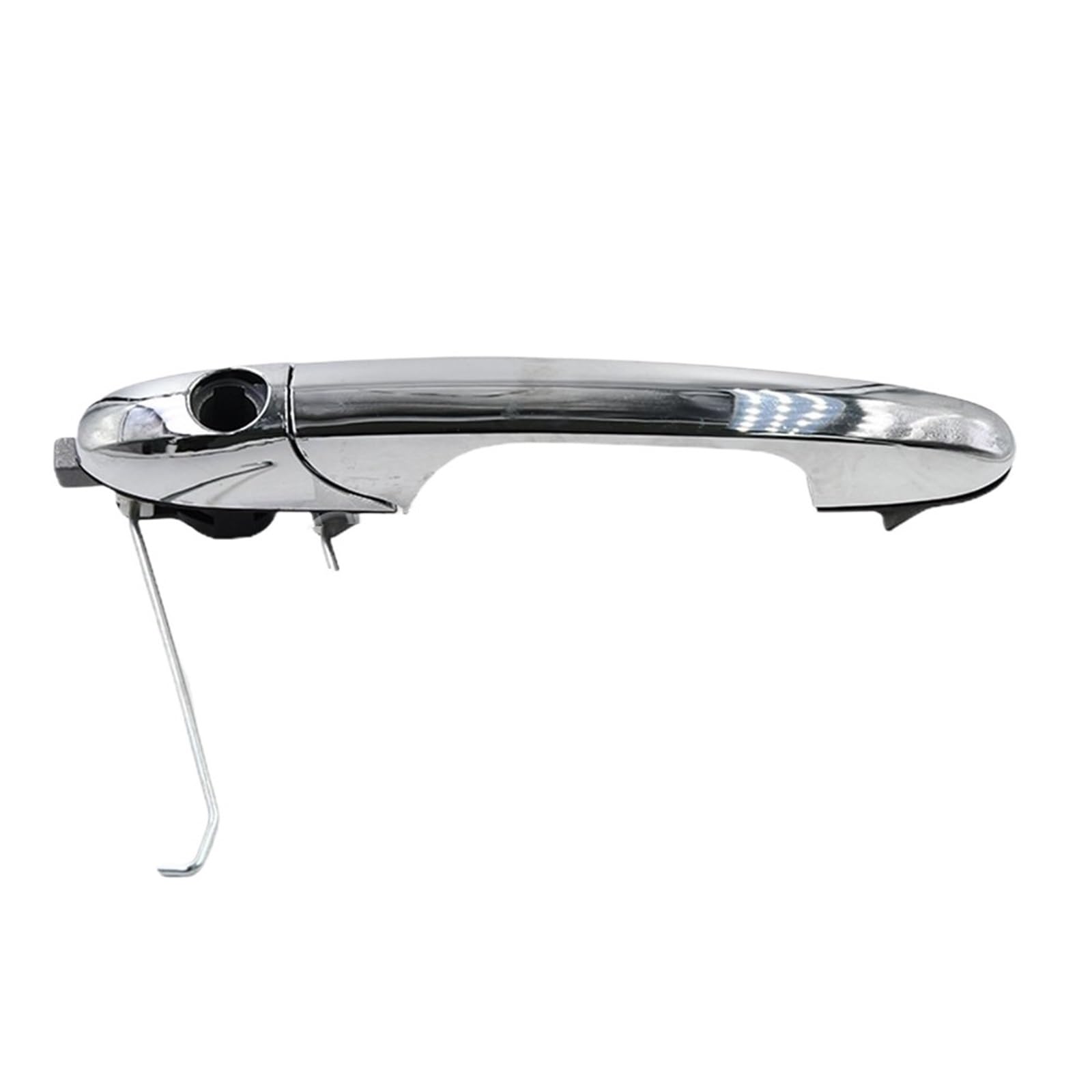 Hguvsjd Rhd Right With Hole Car Exterior Door Handles For Alfa For Romeo 147 2000-2010 Outer Door Handle With Chrome Lhd 735592014 735592024 Rhd 735592026 735592012(Rhd Right With Hole)