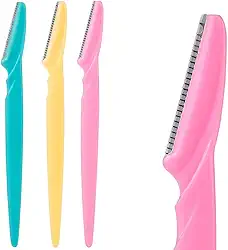 Kit 3 Navalhas para Aparar Sobrancelha Rosto Axila Corpo Removedor de pelos
