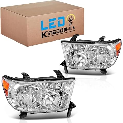 LEDKINGDOMUS Tundra/Sequoia Headlights Cover
