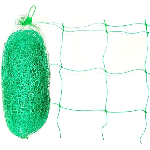 HHTHH Green Trellis Netting 4x100 ft Heavy Duty Garden Trellis Netting Polypropylene Plant Support Net for Climbing Vegetables Fruits Flowers Cover