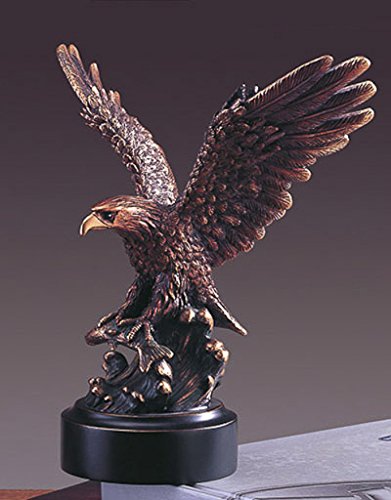 Darby Creek Trading Eagle Bronze Figurine- 7.5"x 8"