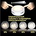 Starxing Puck Lights, Battery Operated Light with Remote Control, Led Under Cabinet Lighting Wireless, Dimmable Closet Lights(Natural White 6PK)