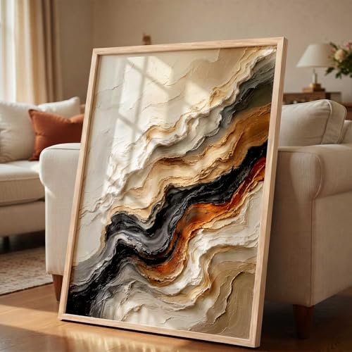 Image of kotart Aesthetic Art Home Decoration Painting | Paintings With Frame For Living Room Bed Room Hotel Wall Decor Digital Reprint (13x17 inch)