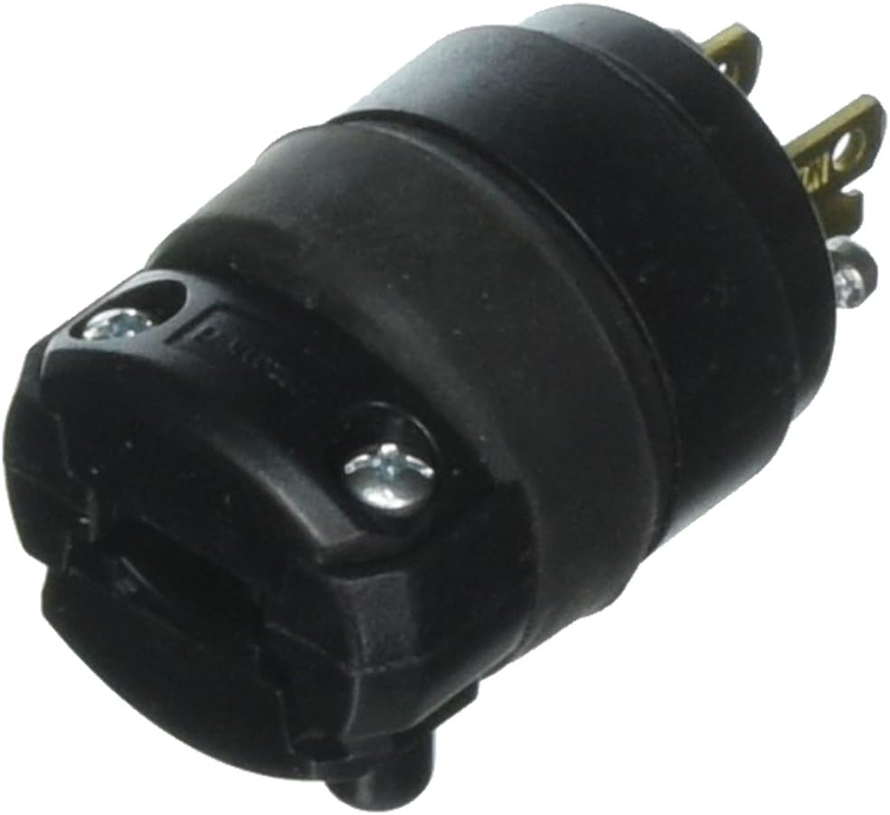 Leviton Grounding Plug 15 Amp - 12 Pack