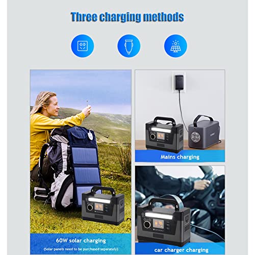 Centrale électrique Portable 37500mAh/135Wh AC/DC/USB/Type-C, générateur Solaire de Stockage d'énergie Mobile avec écran LCD pour Camping, Aventures en Plein air, Voyages en campin