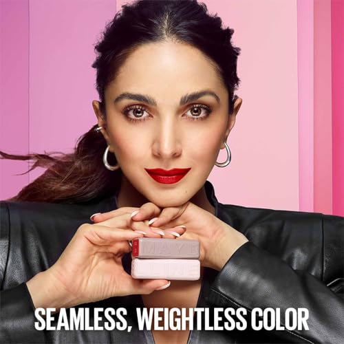 Image of Maybelline New York Maybelline Serum Lipstick (Matte), 002 Maybe | 1-Swipe Lush Color 8HR Weightless Hydration