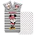 SkyBrands Minnie Maus Bettwäsche Disney Minnie Mouse 135x200 80x80 Baumwolle Kinderbettwäsche für Mädchen