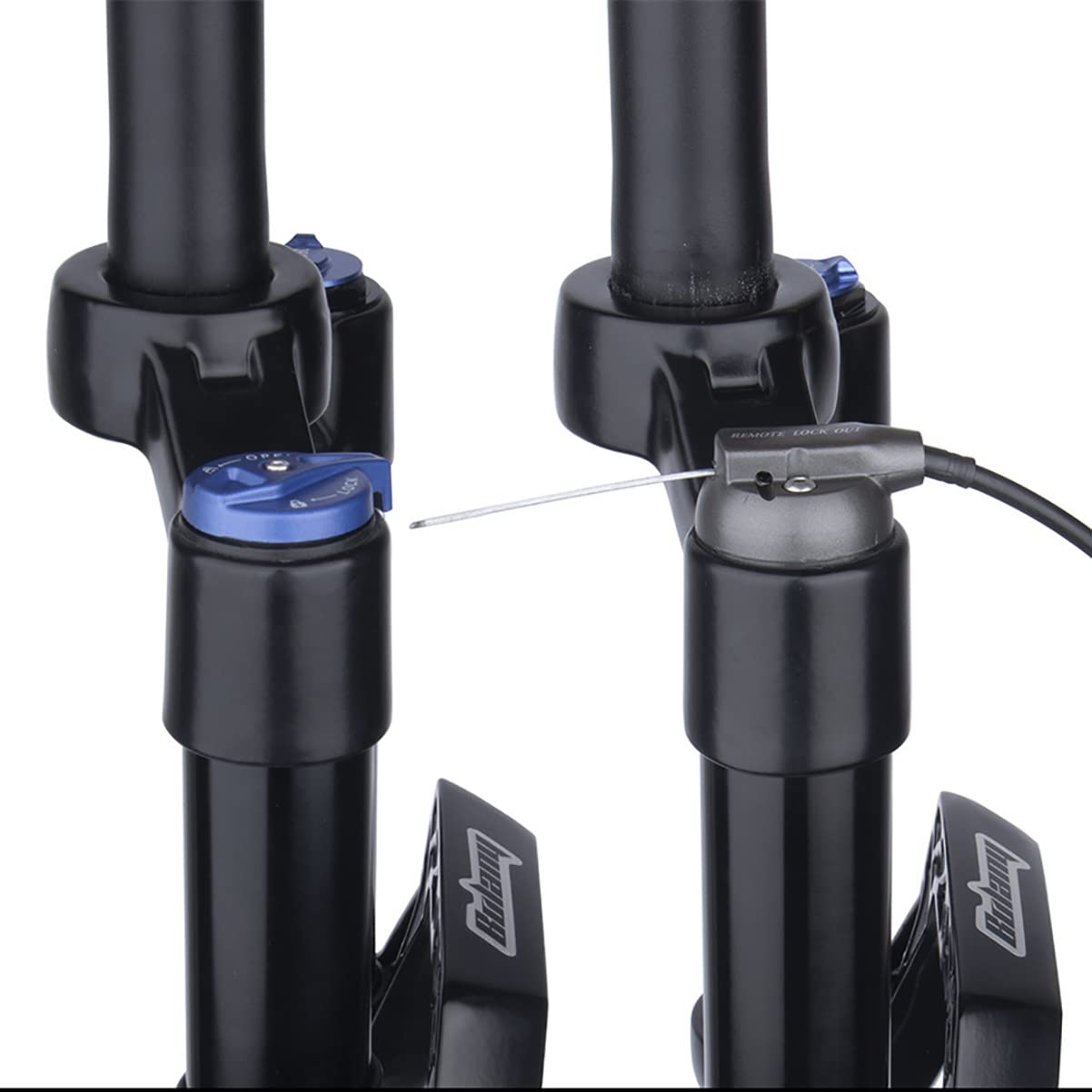 Mountainbike Luchtvering Voorvork 26/27.5/29 Inch MTB Voorvork 100mm Reis 1-1/8 Rechte Buis Handmatige Vergrendeling Aluminiumlegering Vorks Schijfrem (Color : Black, Size : 29inch Mountainbike Luchtvering Voorvork 26/27.5/29 Inch MTB Voorvork 100mm Reis 1-1/8 Rechte Buis Handmatige Vergrendeling Aluminiumlegering Vorks Schijfrem (Color : Black, Size : 29inch