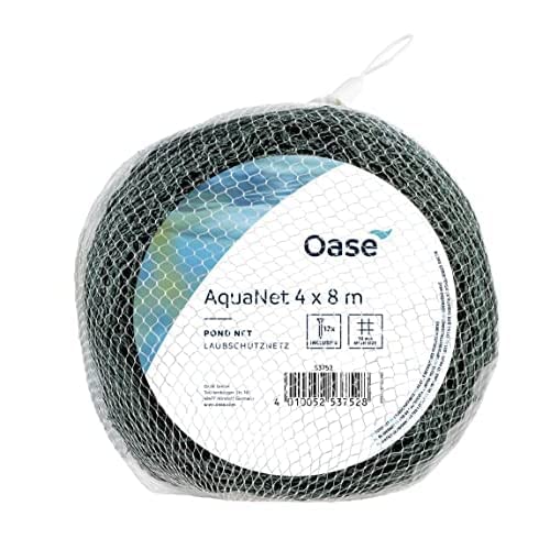 Oase 53752 Aquanet Teichnetz 2 - schützt Teiche vor Blättern und Laub, Verwendung als Vogelschutznetz an Bäumen und Sträuchern, Teichgröße bis max. 4 x 8 m, Grün Oase 53752 Aquanet Teichnetz 2 - schützt Teiche vor Blättern und Laub, Verwendung als Vogelschutznetz an Bäumen und Sträuchern, Teichgröße bis max. 4 x 8 m, Grün
