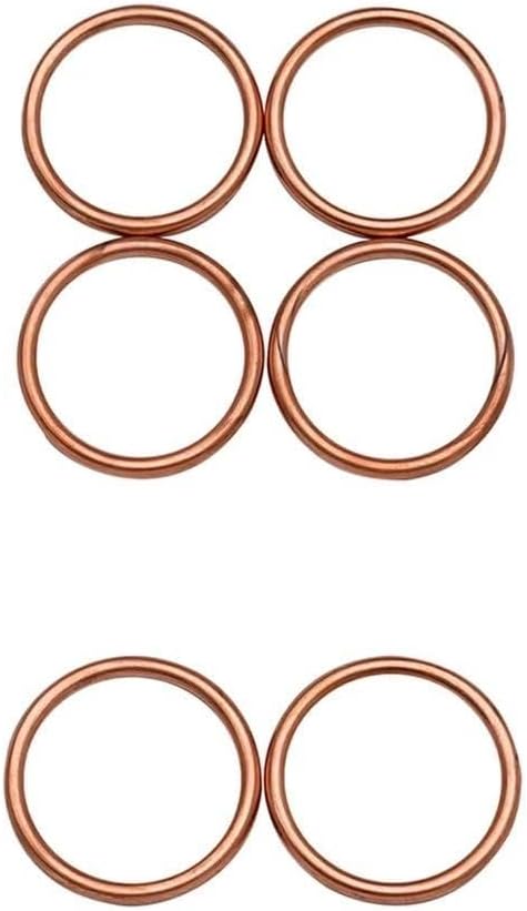 46MM Pipe Header Gasket For KDX200 89-06 KDX220R 94-05 KDX220SR 94-99 KX125 87-93 ZR1100 92-06(6pcs)