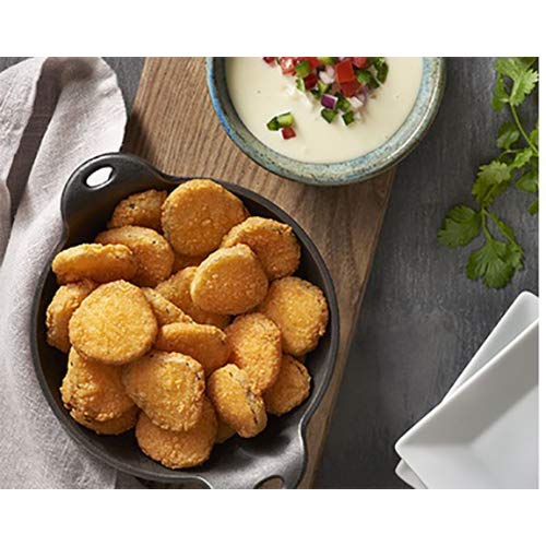 Breaded Spiced Pickle Chips with Tabasco Sauce by Harvest Creations – Commercial Grade