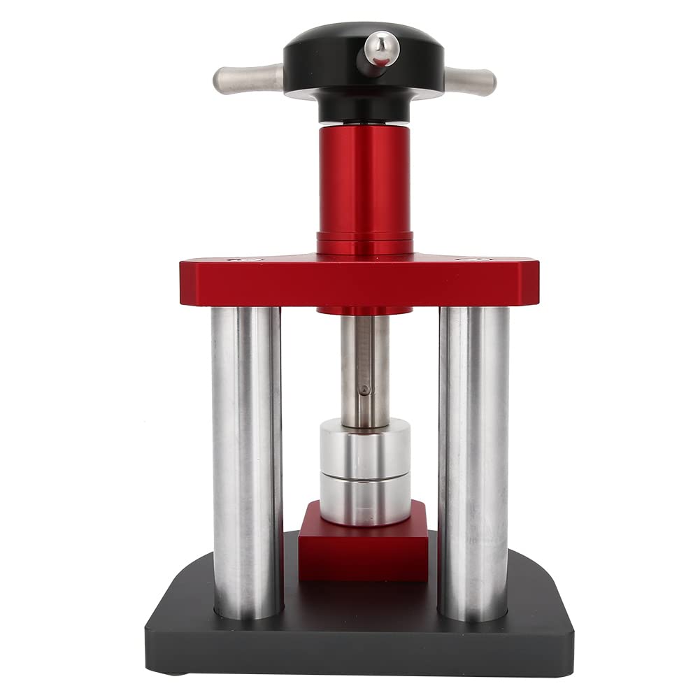 Máquina de cerrado espiral para la parte trasera de la caja de relojes, herramienta de prensado para cajas de relojes con 12 matrices, herramienta de prensado de tapas traseras de