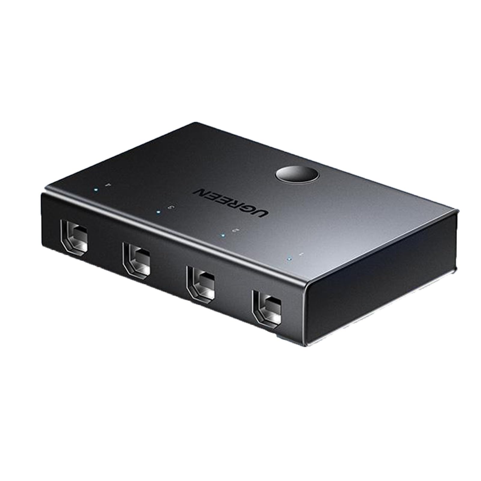 4-portowy synchronizator USB, automatyczne urządzenie USB do udostępniania urządzeń, kontroler ekranu/udostępniany dystrybutor z klawiaturą i myszą