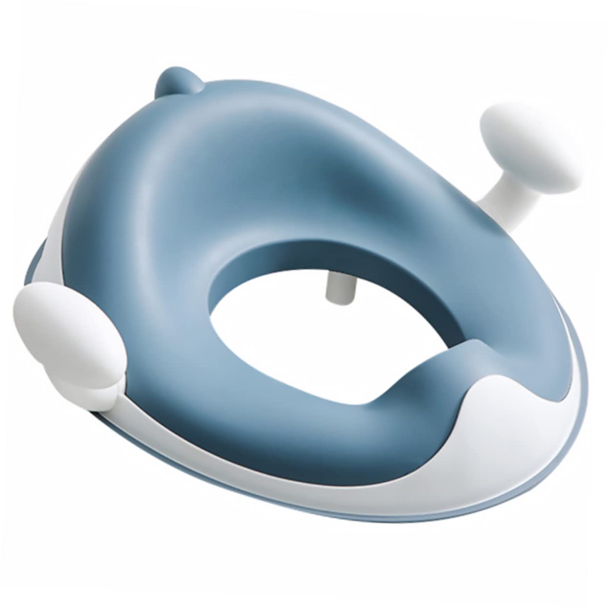 Kisangel 1pc Boy Girl Toilet Trainer Comfortable Boy Girl Potty Training Seat for Boys Girls Safe Non- Design Handles Suitable for Indoor Use