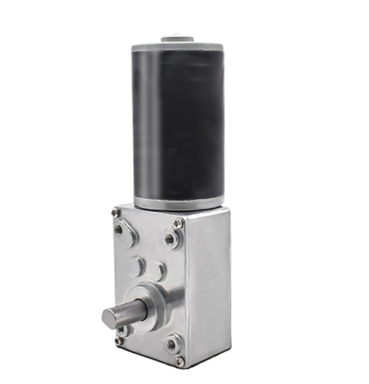 1 Stück 5840-31zy DC12V 24V Starkes Drehmoment Turbo-Schneckengetriebemotor Typ-D Welle Niedrigdrehzahl Schneckengetriebemotor CW CCW (ohne Halterung, 7 U/min, 24 V)