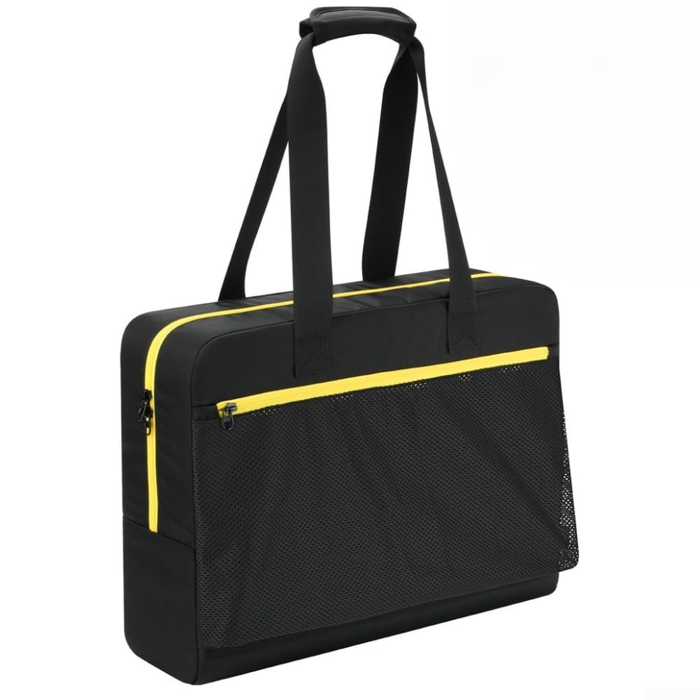 Pochette Détecteur de Métaux Nylon Imperméable de Transport Pliable avec Poche Filet pour Outils Digger Plage Trésors 44x32.5cm