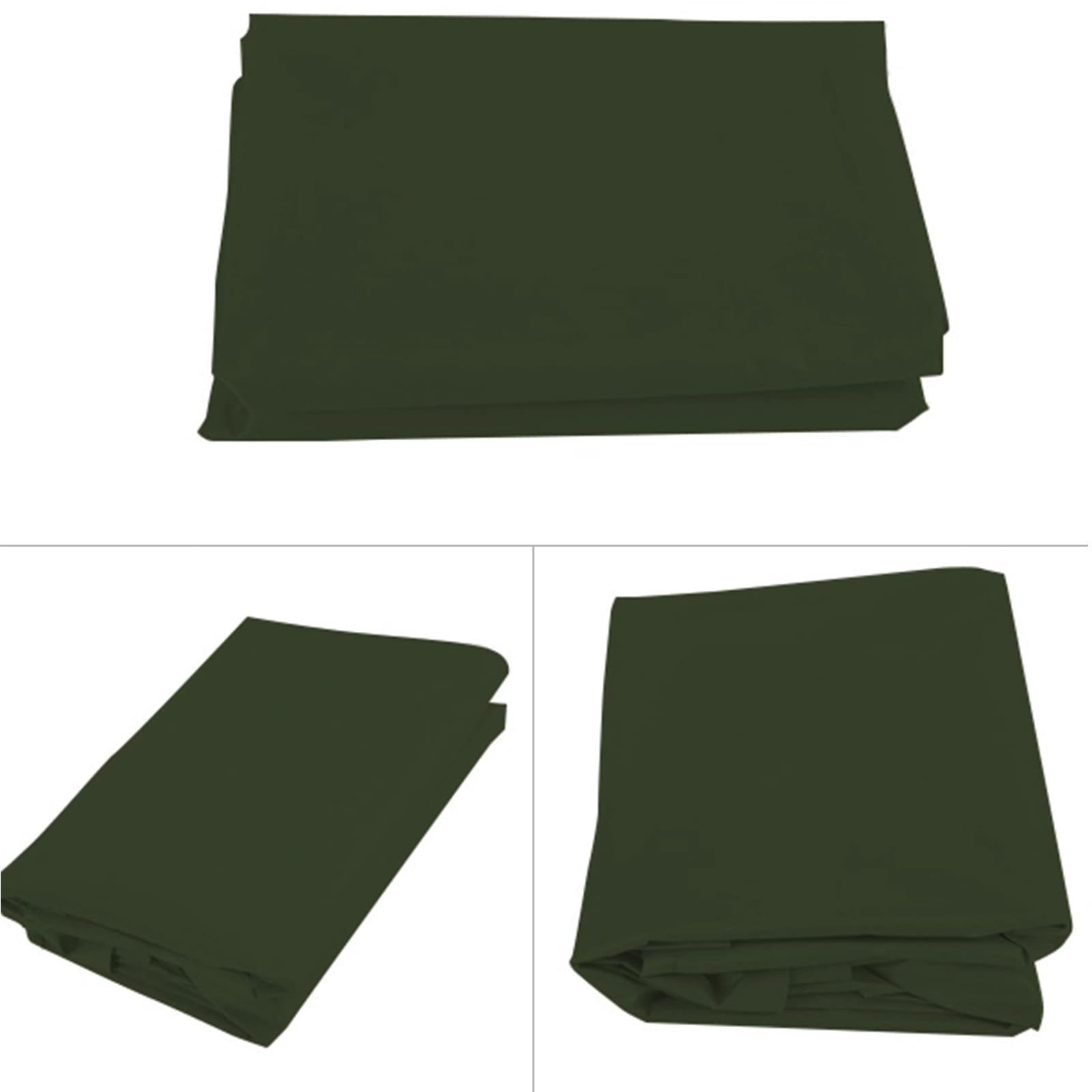 Funda para asiento de jardín con columpio de tela Oxford 600D, funda para silla de columpio de jardín, funda de asiento oscilante de repuesto para exteriores, 113x47x47 cm, color verde
