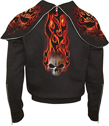 Skull Blast Split Zip Hoody veste pour vos soirées metal - 3