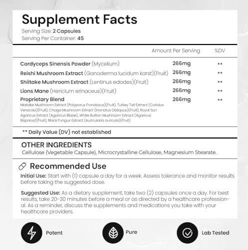 Aceworkz MUSHROOMCOMPLEX 10 Mushroom Complex Supplement thumb #1