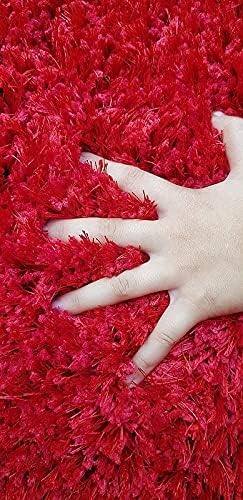 Image of Carpet for Hall | Carpet for Living Room |7X10 FEET Rugs for Bedroom | Carpet | Rug for Living Room | Carpet & Rugs for Home Decor | Carpet for Bedroom Floor (RED)