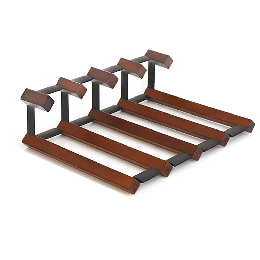 Casier à vin oblique en bois pour sublimer l'ambiance de votre salon ou bar de maison