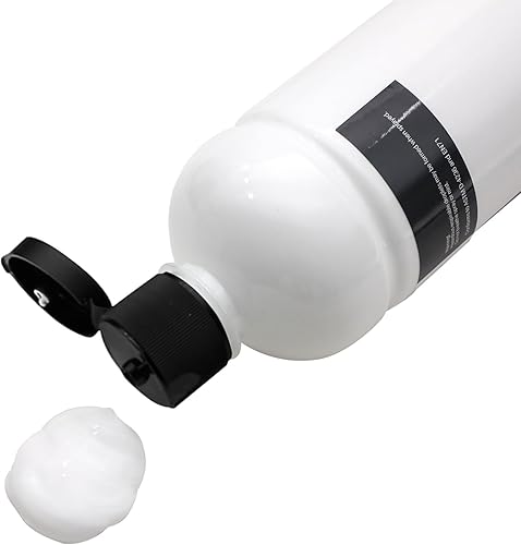 Miniatura 4 de Artecho Pintura acrílica blanca en botella grande de 17 onzas, pintura blanca para suministros de arte, pintura blanca para lienzo, rocas, madera,
