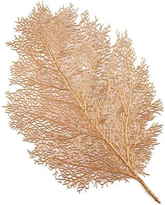 Miniatura 6 de 246pcs Round Non Slip Table Mats, Waterproof Washable PVC Placemats, Heat Resistant for Home Kitchen, Hotel Restaurant (57 * 36CM Gold placemat,