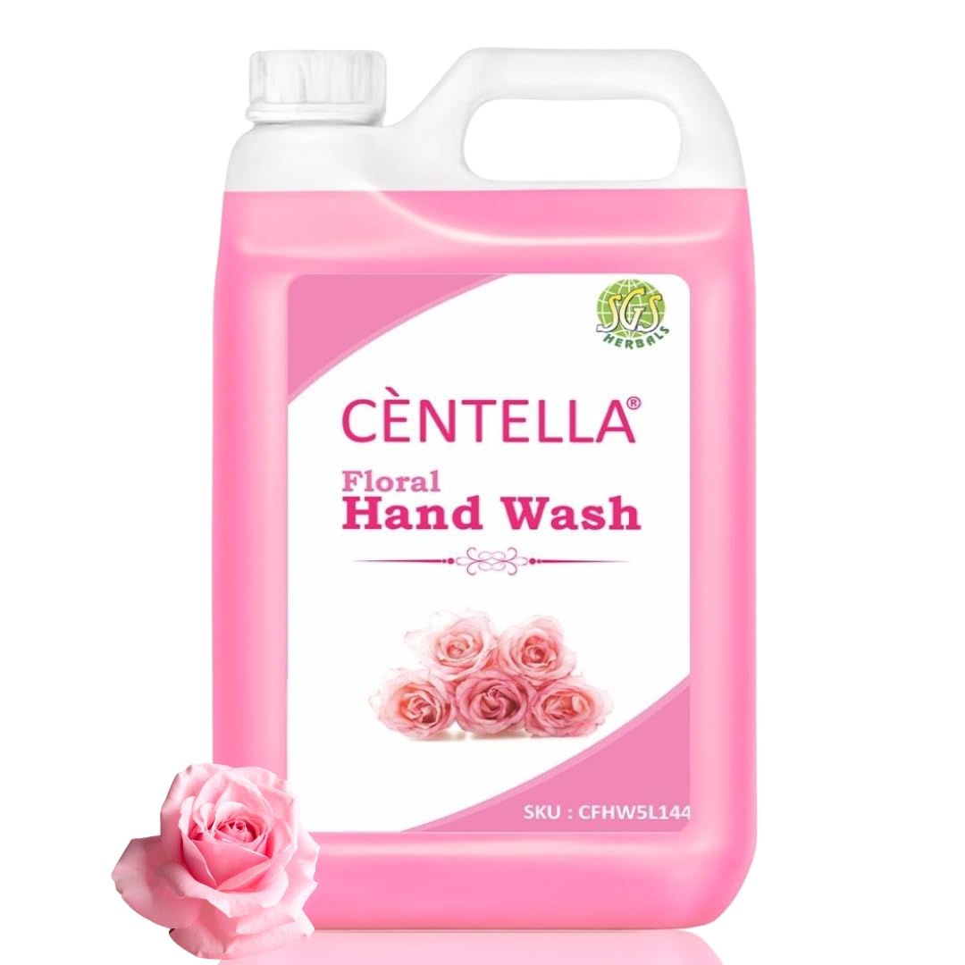 HandWash Refill | Ideal for Soft & Moisturized| Hand wash |Rich Lathering Formula| handwash refill 5 litre| Quick-drying no sticky residue| Hand wash refill packs |With Long-Lasting Floral Fragrance