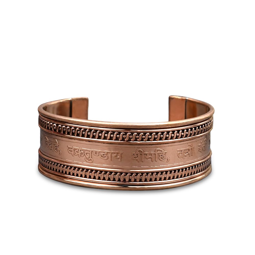 Rudra Centre Ganesha Gayatri Mantra Copper kada (Copper) (B0D7ZZB3LN) Amazon Price History, Amazon Price Tracker