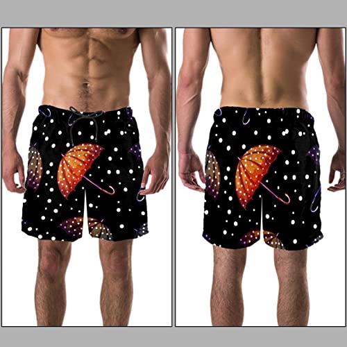 Maillots de bain hommes à séchage rapide Lurnise short de plage motif points - 3